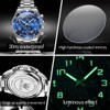 OLEVS Watches for Men, Chronograph Big Face, Waterproof Luminous,Multi-Function with