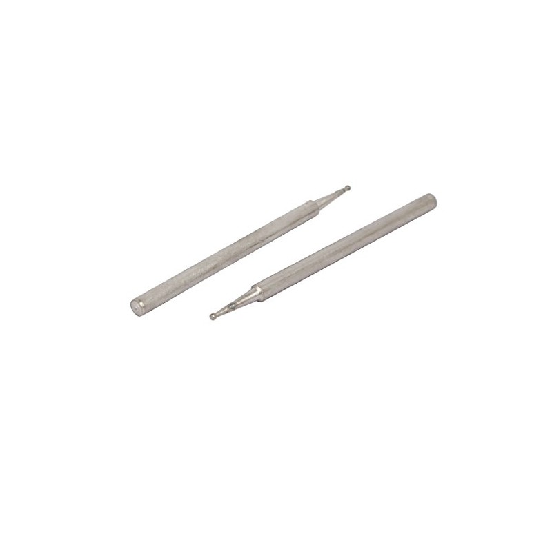 Sourcingmap 2.35mm Shank 0.5mm Dia Diamond Head Ball Shaped Grinding