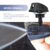 yorpyep 2 PCS Front Windshield Washer Nozzle, Fan-shaped Wide-angle Uniform