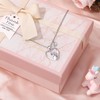 Unicorn Necklace Gifts for Girls,Silver Heart Necklace with Initial for