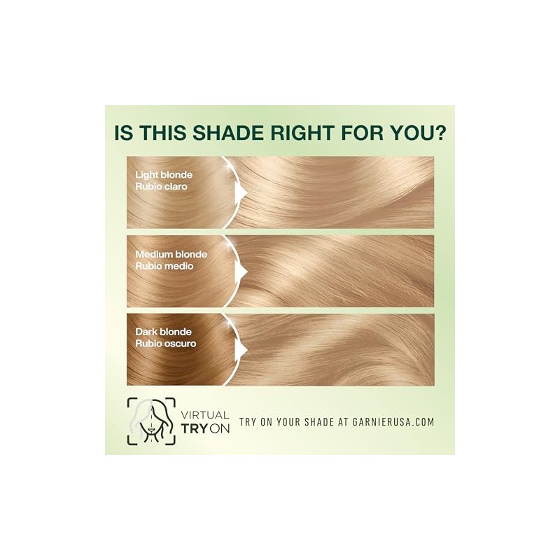 Garnier Nutrisse Tinte para el cabello, 90 Rubio Natural Claro