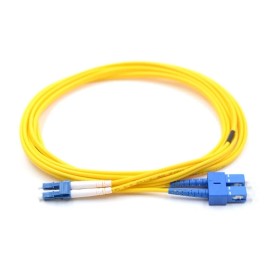 Fiber Optic Patchcord SM DX PVC 1' Fiber Optic Jumper Cable LC-SC