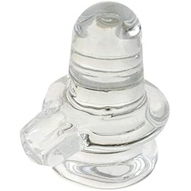 Galaxy Karmaa Crystal Shivling Shivalingam Pure Crystal Lingam/Sphatik Shivling/Sphatik Lingam Shivlinga/Shivlinga para Pooja