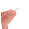 BESPORTBLE 3pcs Fish Hook Long Shank Offset Hooks for Catfishing