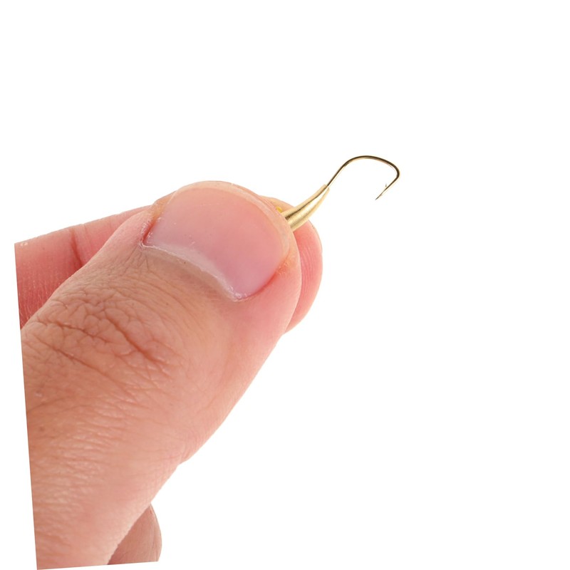 BESPORTBLE 3pcs Fish Hook Long Shank Offset Hooks for Catfishing