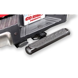 Go Rhino! 460B Black 4" Oval HitchStep for 2" Receivers