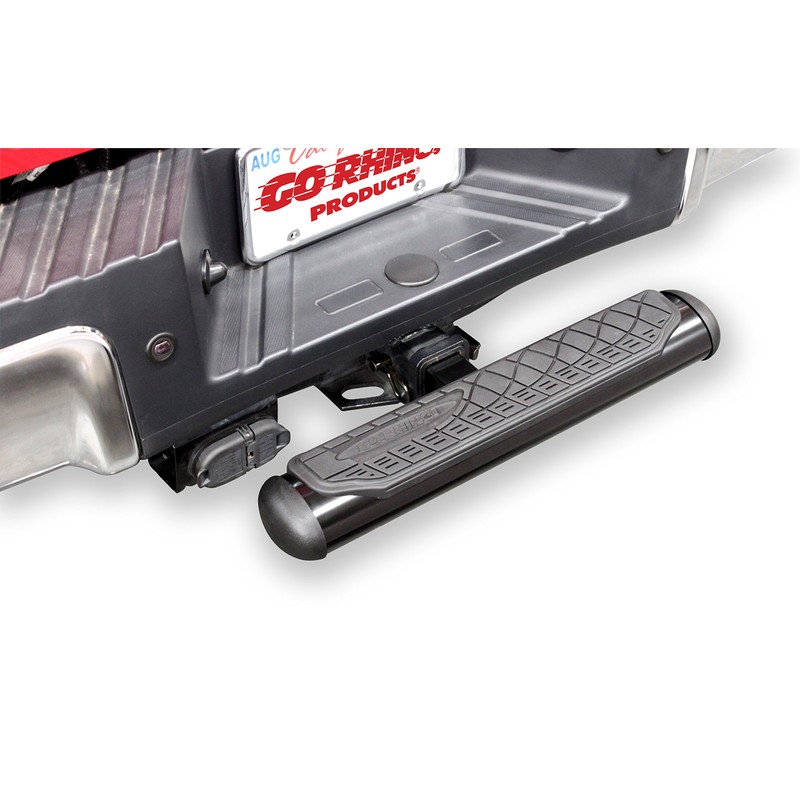 Go Rhino! 460B Black 4" Oval HitchStep for 2" Receivers
