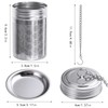 2 tea strainers for loose tea, tea filter, stainless steel