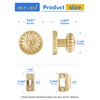 MRML Gold Passage Door Knob, Interior Hall Closet Light Gold