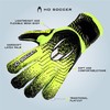 HO Soccer Force Green Goalkeeper Gloves, Unisex, Kids, Black/Lime, 6