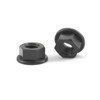 M10 Plastic Nylon Flange Nuts Black Pack of 30