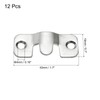 sourcing map 12 Pcs Flush Mount Bracket, 43 x 19mm