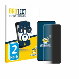 BROTECT (2 Stück Anti-Spy Blickschutzfolie für realme X7 Max 5G Privacy Screen Protector [Displayschutz-Folie, Sichtschutz, Blaulichtfilter]