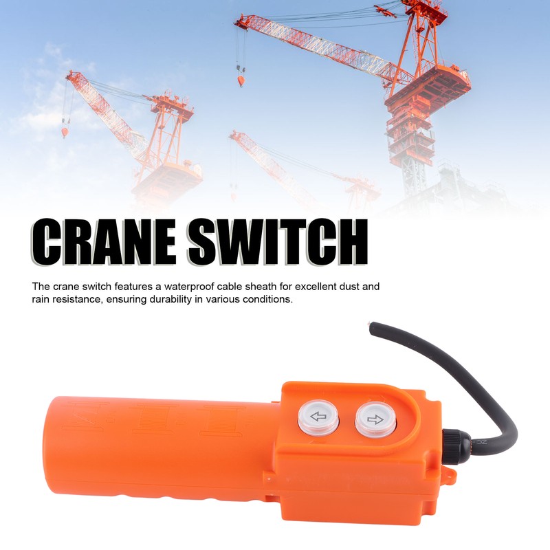 Crane Hoist Control Waterproof Electric Hoist Button Switch with Capacitor