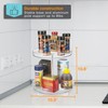 Polder 2-Tier Spinner Caddy, Kitchen and Bathroom Organization and Storage,