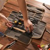 Tool Roll, 16 oz Waxed Canvas, Tool Bag with 1