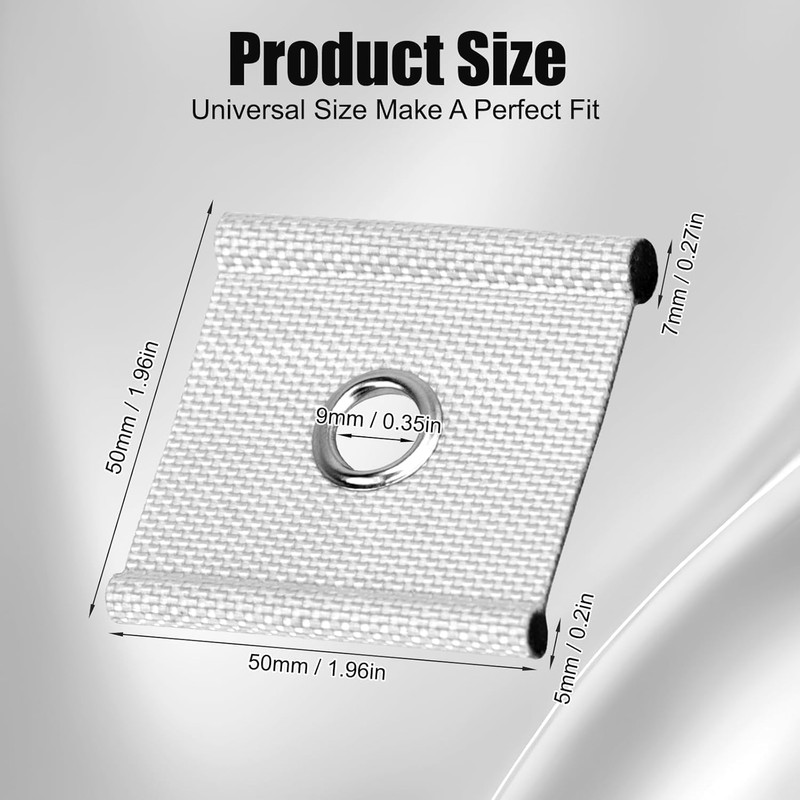 Gebrazy 8 x Piping Hook for Piping Rail, Piping Tape,