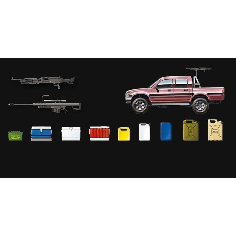 MENG-Model VS-002 - Fahrzeug Pick Up with Equipment