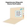 Manila File Folders, Doctor Stuff, Letter Size Reinforced Jeter Style
