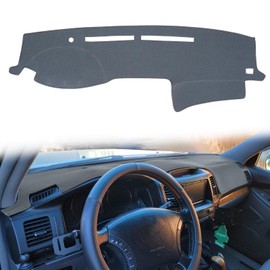 puxhig Dashboard Cover Custom Fit for 2003 2004 2005 2006 2007 2008 2009 Lexus GX470 Dash Cover Mat Pad Carpet(Dark Gray)