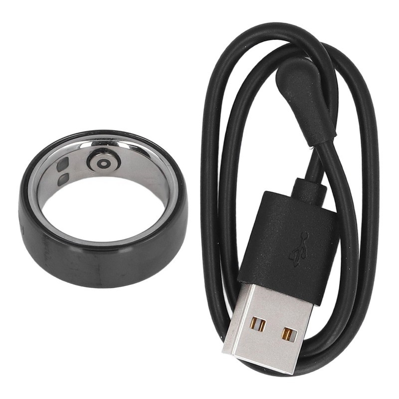 Smart Ring Health Tracker Step Counting Ceramic Surface Sleep Tracking