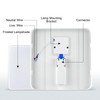 VIPMOON 9 Inch Led Ceiling Light, 36W 3240lm Square Silver