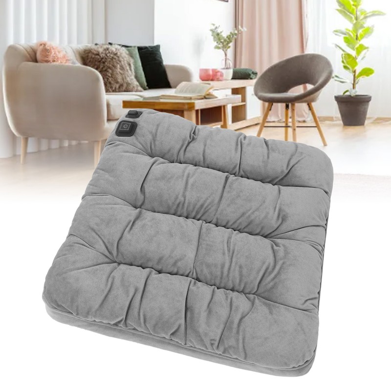 Heated Seat Cushion 3 Temp Modes Soft Washable Fast Heating