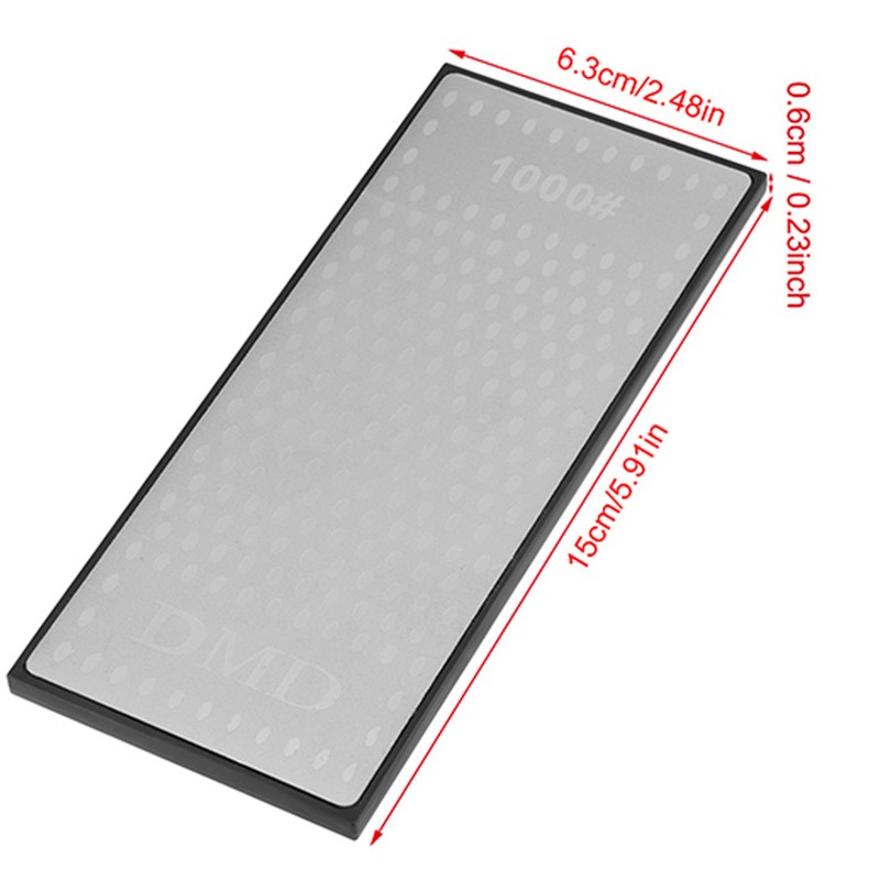 400&amp;1000 Grit Diamond Sharpener Kitchen Knives Grinding Stone