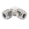 LOZOME 304 Stainless Steel 90 Degree Elbow Compression Fitting, Adapter