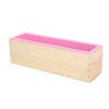 Wooden Loaf Soap Cutter Mold with 1 Pc Silicone Mold