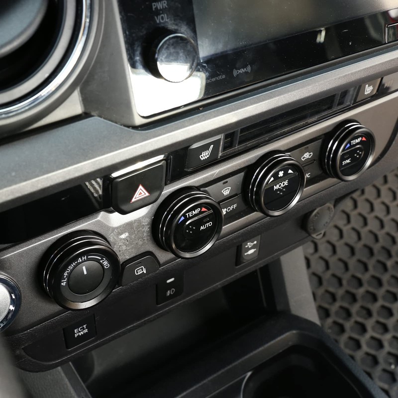 LLKUANG for Toyota Tacoma Air Conditioner Switch CD Button Knob