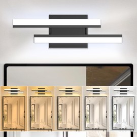 NOVELUX 18 Inch LED Bathroom Vanity Light Bar,5CCT Optional Over Mirror Lighting Fixture 20W 2700K/3000K/3500K/4000K/5000K/0-100% Dimmable/ETL Certificated 1 Pack