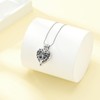 zeqingjw Hollow Heart Urn Necklace for Ashes Always in My