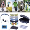 LOVE'S Polarized Sports Sunglasses with 5 Interchangeable Lenes for Cycling