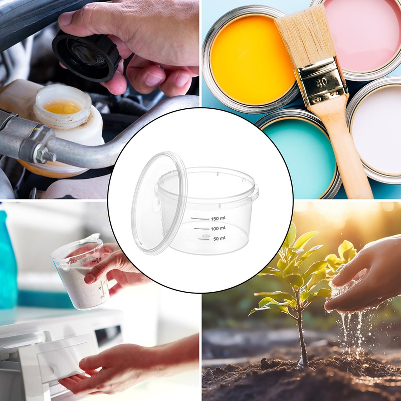 MiG Plastic Containers, Plastic Containers, Storage Box with Lid for