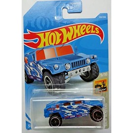 DieCast Hot Wheels Humveee (Azul), Baja Blazers 9/10 [Caza del Tesoro 2019]