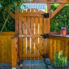 WRINGKIT Heavy Duty Gate Latches for Wooden Fences, Post Mount