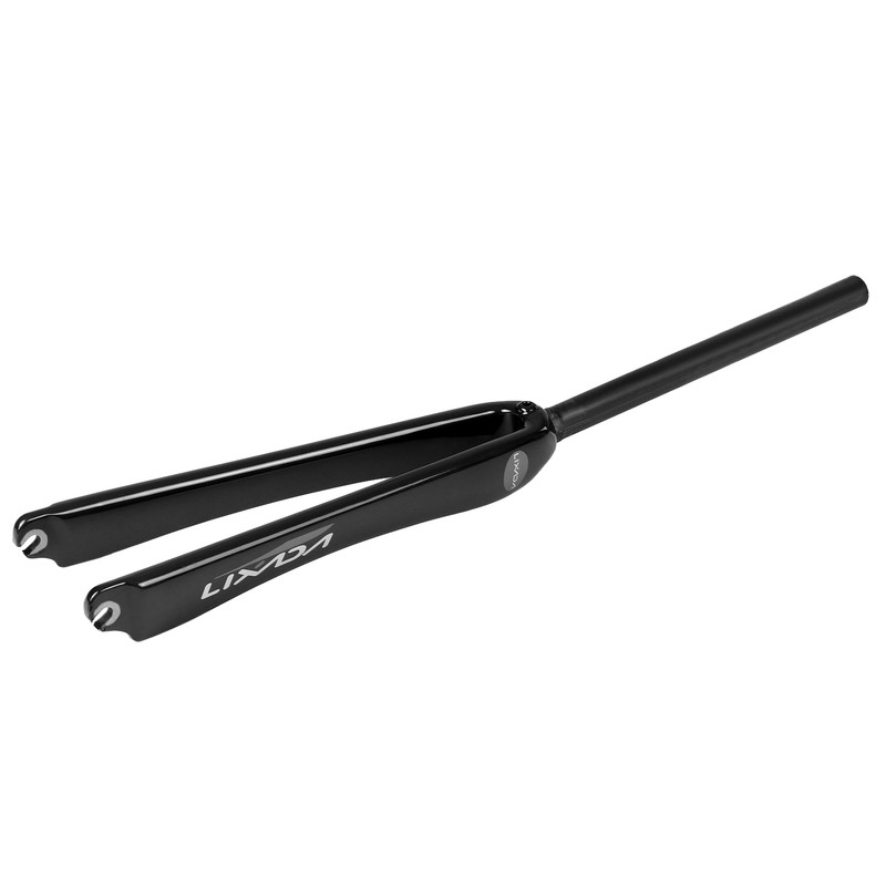 Lixada 25.4mm Ultralight Full Carbon Fiber Road Bicycle Fork 700C