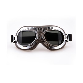 CRG Sports Motorcycle Goggle Aviator Pilot Style Cruiser Scooter Motocross Goggles for Man, Woman, Adult