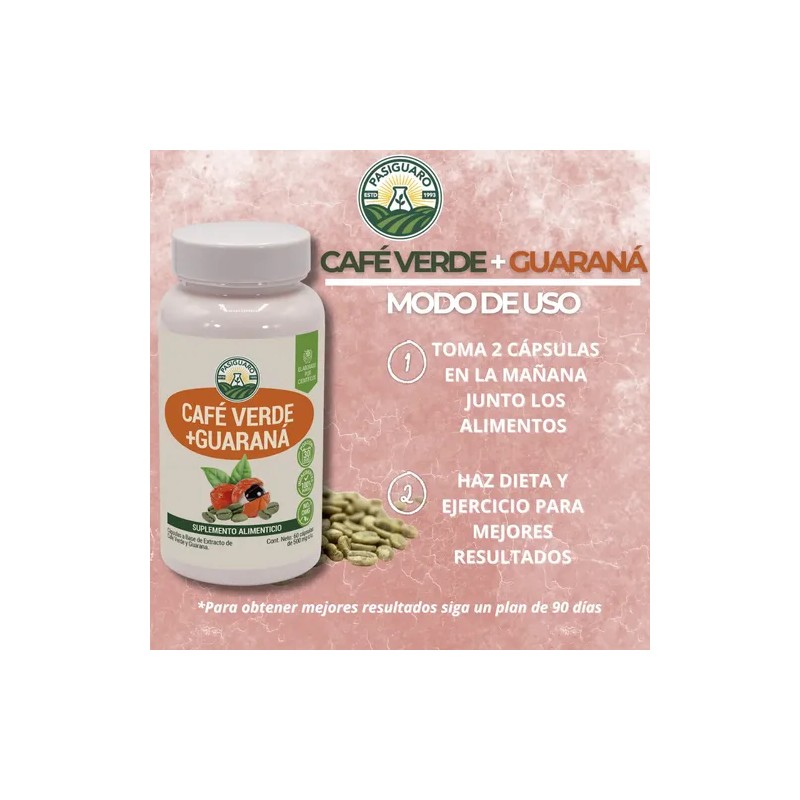 Pack Bienestar Digestivo y Control de Peso: Café Verde, Guaraná