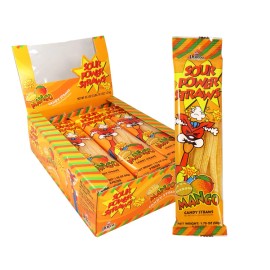 Dorval Sour Power Mango Candy Straws, 1.75 Ounce -  24 Count