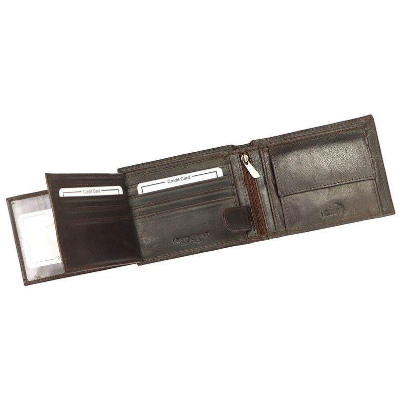 NORDEE Men's Elegant Wallet 12 cm x 9.5 cm x