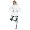 Kayhoma Extra Long Cotton Stripe Thigh High Socks Over the