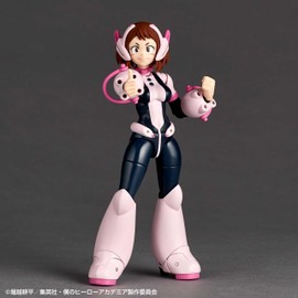 Kaiyodo Revoltech My Hero Academia Ochako Ryoichi, Total Height: Approx. 5.1 inches (130 mm), Non-scale, PVC & ABS, Pre-painted Action Figure, NR048