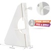 Self-Stick Chipboard Easel Backs 25/Pkg