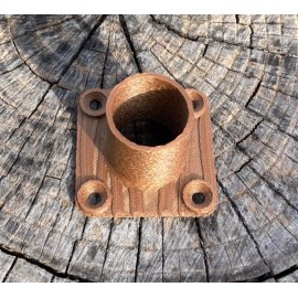 BirdRefuge 1" Predator Guard Wrens Birdhouse Brown