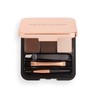 Makeup Revolution, Brow Sculpt Kit, Dark, 2.2 g