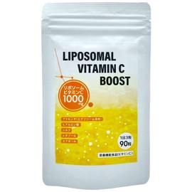 リポソームビタミンＣブースト 90粒 リポソームビタミンＣだけに特化 1000mg配合 30日分 国内製造