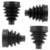 Caltric 2 Front Axle Inner Outer CV Boot Kit for