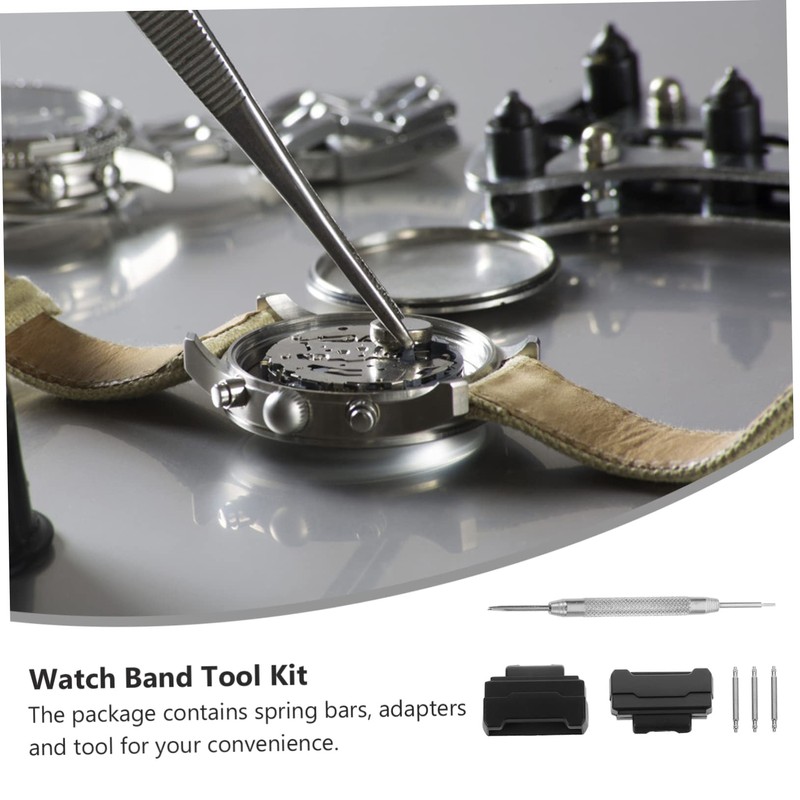 Operitacx Professional Watch Maintenance Kit Nylon Strap Tool Set Watch
